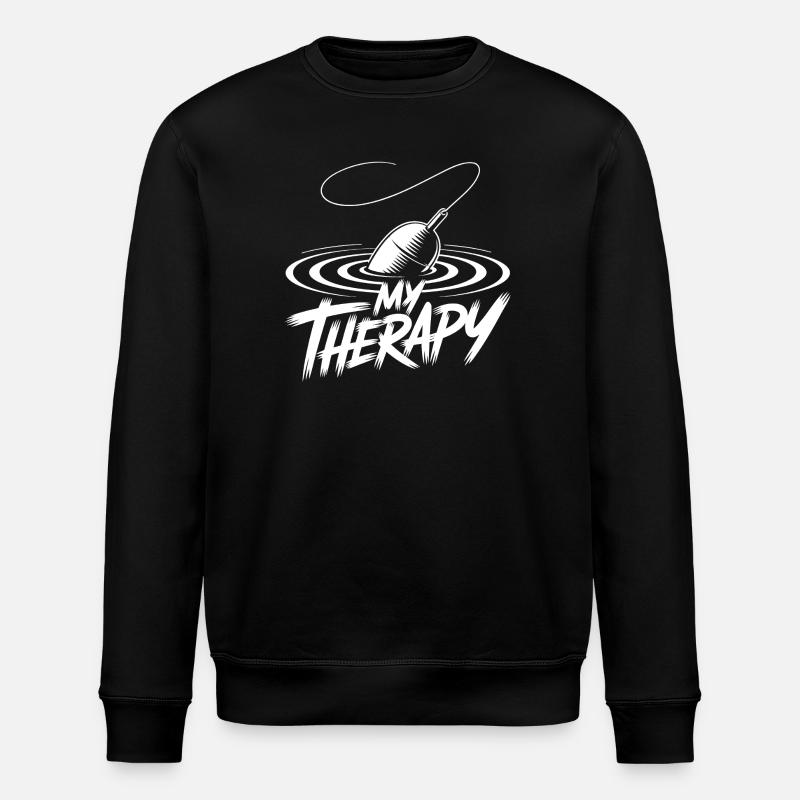 Thérapie de la pêche - Sweat bio ROLLER Stanley/Stella Unisexe - noir