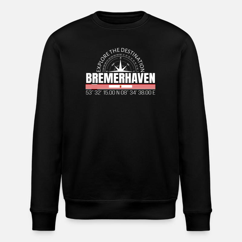 Bremerhaven - Stanley/Stella ROLLER Unisex Organic Sweatshirt - black
