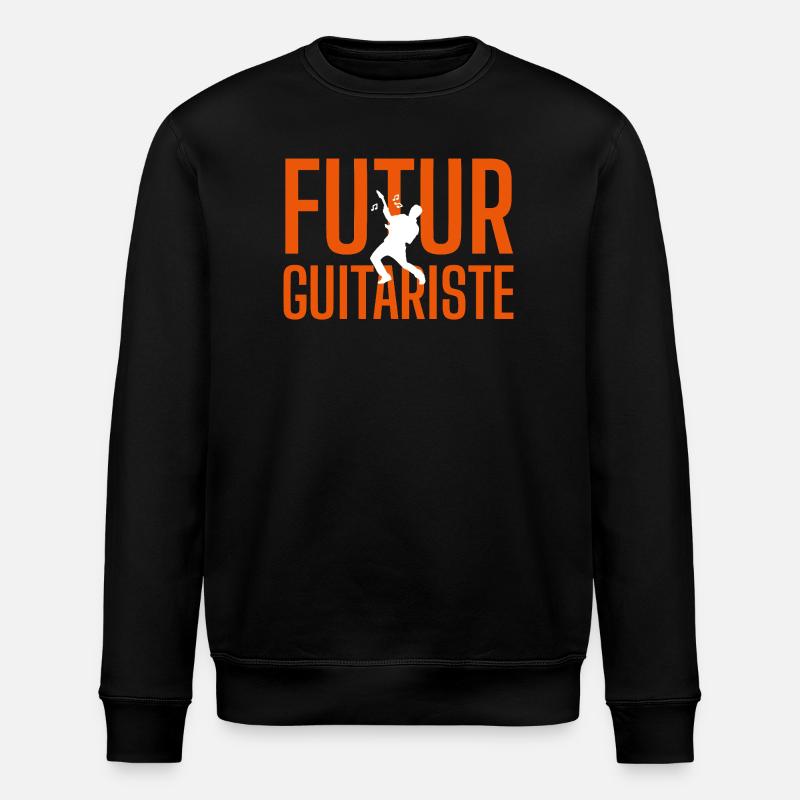 futur guitariste - Sweat bio ROLLER Stanley/Stella Unisexe - noir