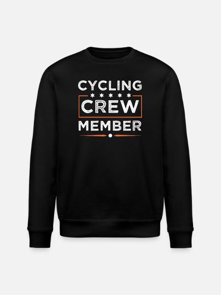 Cycling Crew - Stanley/Stella ROLLER Unisex Organic Sweatshirt - black