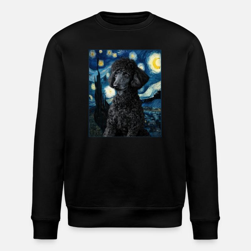 Caniche - Sweat bio ROLLER Stanley/Stella Unisexe - noir