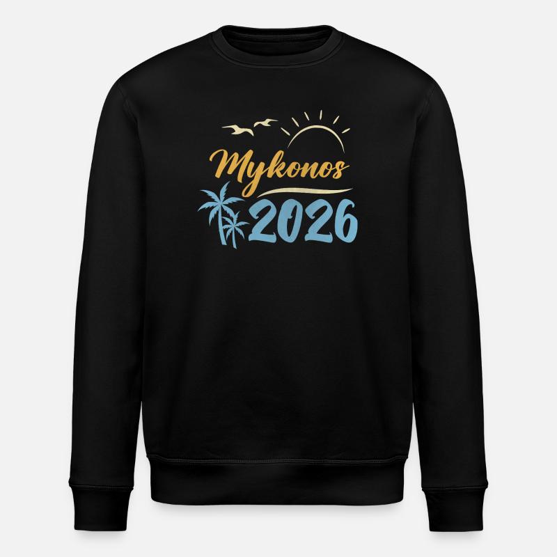 Mykonos 2026 - Stanley/Stella ROLLER Unisex Organic Sweatshirt - black