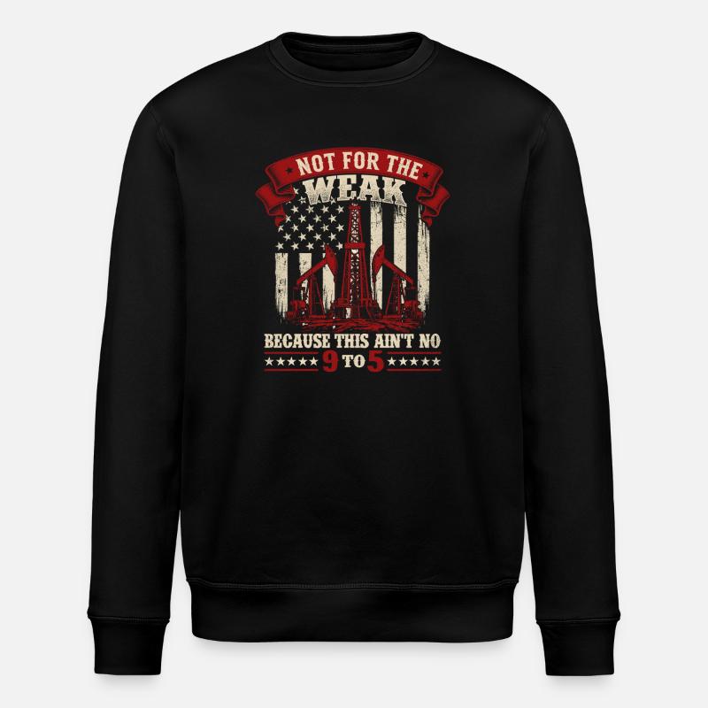 Pas pour le faible rude pétrolier - Sweat bio ROLLER Stanley/Stella Unisexe - noir
