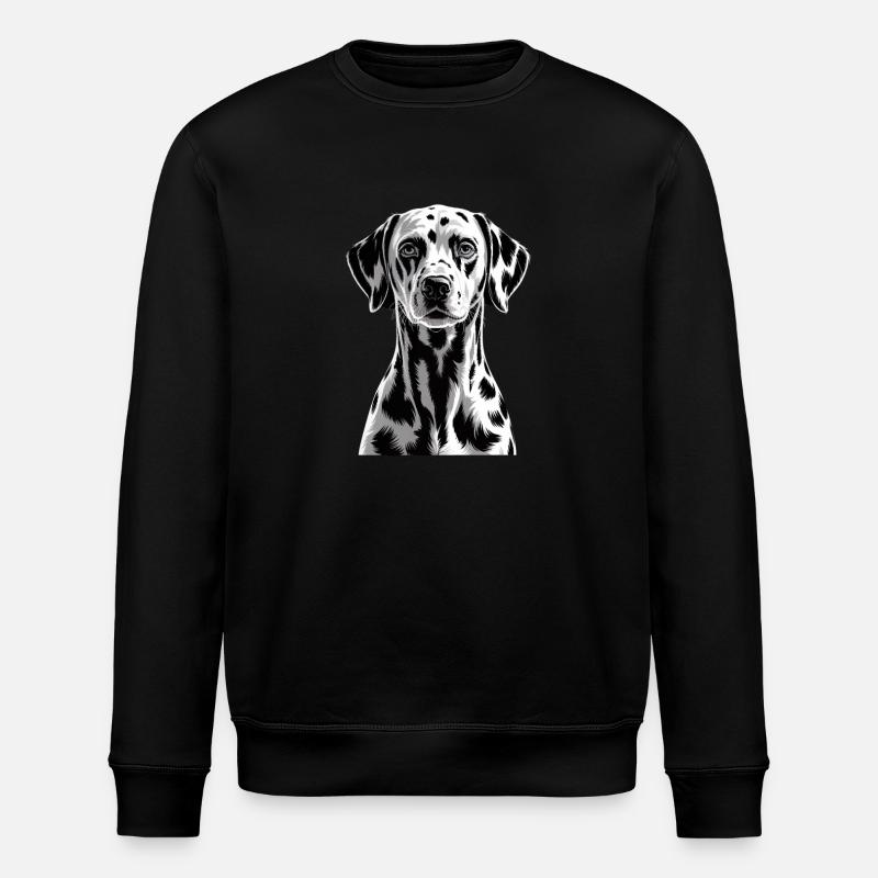 Dalmatiner - Stanley/Stella Unisex Bio-Sweatshirt ROLLER - Schwarz