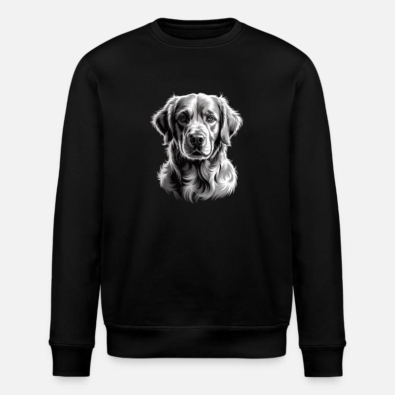 Labrador - Stanley/Stella ROLLER Unisex Organic Sweatshirt - black