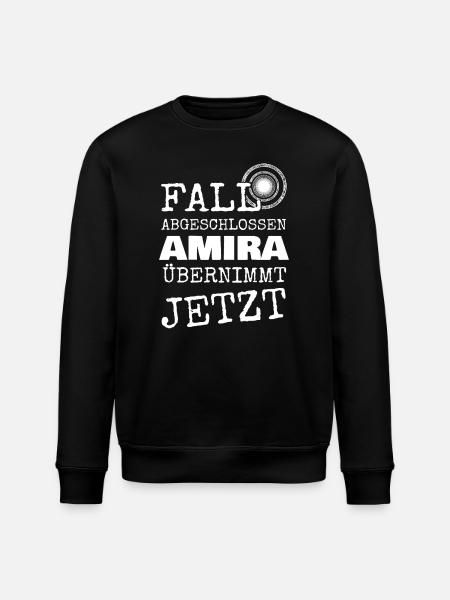 Geschenk für Amira - Stanley/Stella Unisex Bio-Sweatshirt ROLLER - Schwarz
