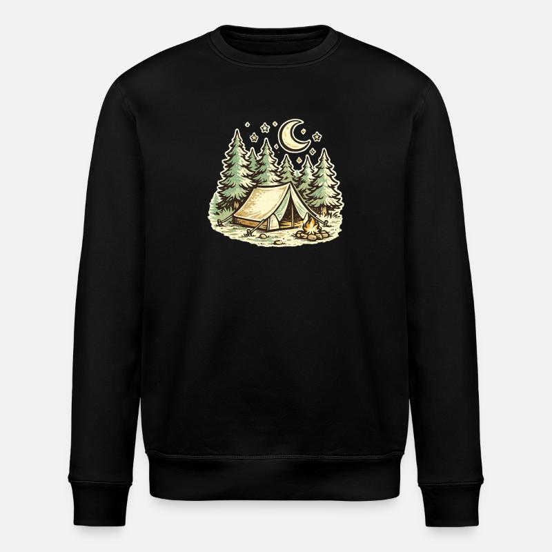 Camping - Stanley/Stella ROLLER Unisex Organic Sweatshirt - black