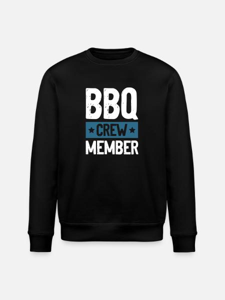 Bbq Crew - Stanley/Stella ROLLER Unisex Organic Sweatshirt - black
