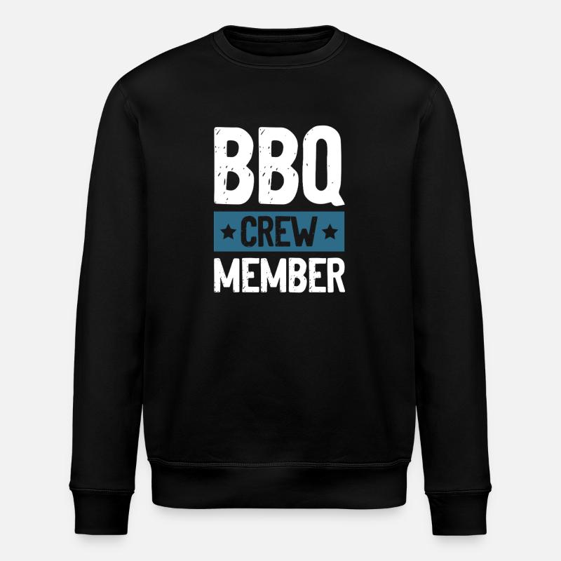 Bbq Crew - Stanley/Stella ROLLER Unisex Organic Sweatshirt - black