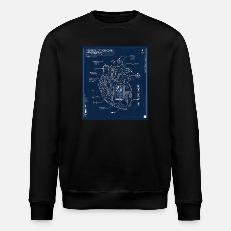 Cybernétique - Sweat bio ROLLER Stanley/Stella Unisexe - noir