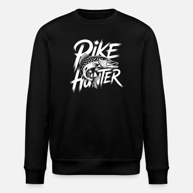 Pêche au brochet - Sweat bio ROLLER Stanley/Stella Unisexe - noir