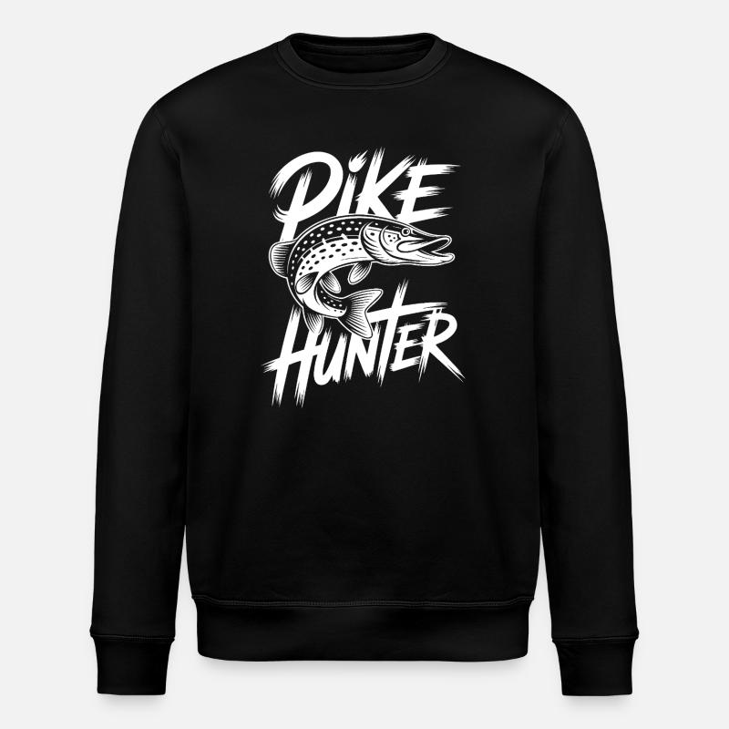 Pêche au brochet - Sweat bio ROLLER Stanley/Stella Unisexe - noir