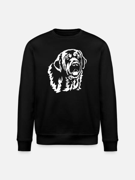 Spanish Mastiff Head "Black Edition" - Stanley/Stella ROLLER Unisex Organic Sweatshirt - black