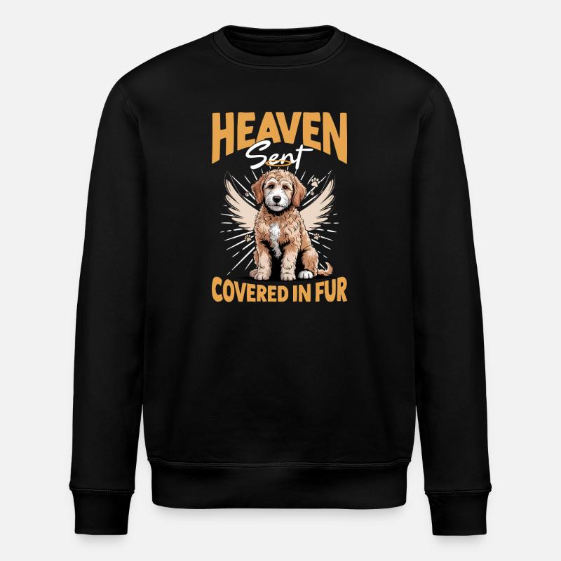 Goldendoodle Dog Breed - Stanley/Stella ROLLER Unisex Organic Sweatshirt - black