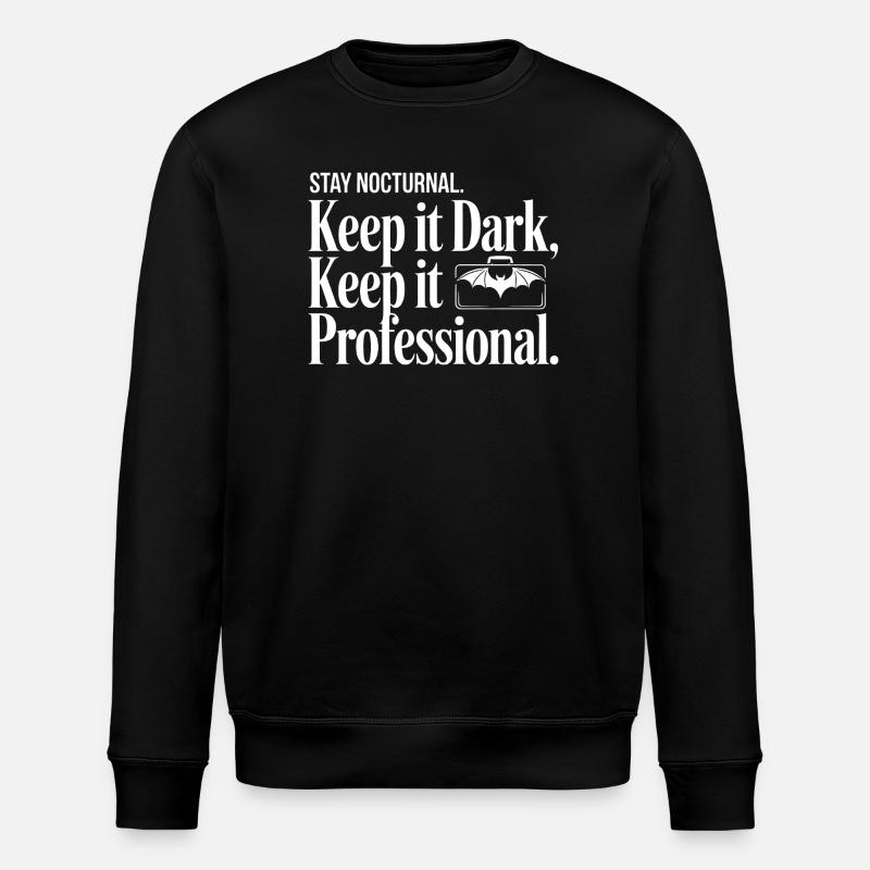 Nocturnal Professional Dark - Stanley/Stella ROLLER Unisex Organic Sweatshirt - black