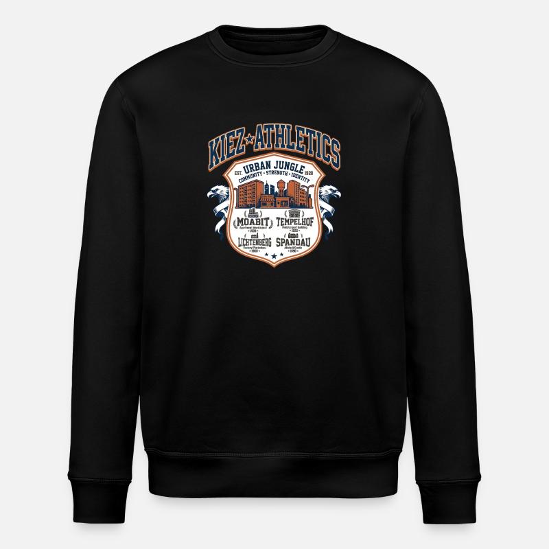 Kiez Athletics - Sweat bio ROLLER Stanley/Stella Unisexe - noir