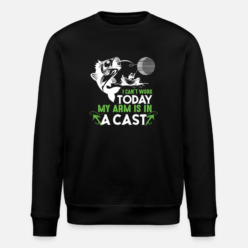 Cast Arm Shark Graphic Tee - Stanley/Stella Unisex Bio-Sweatshirt ROLLER - Schwarz