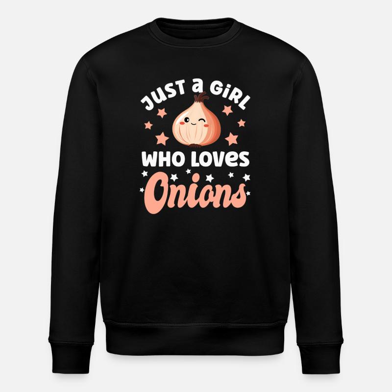 onion - Stanley/Stella ROLLER Unisex Organic Sweatshirt - black