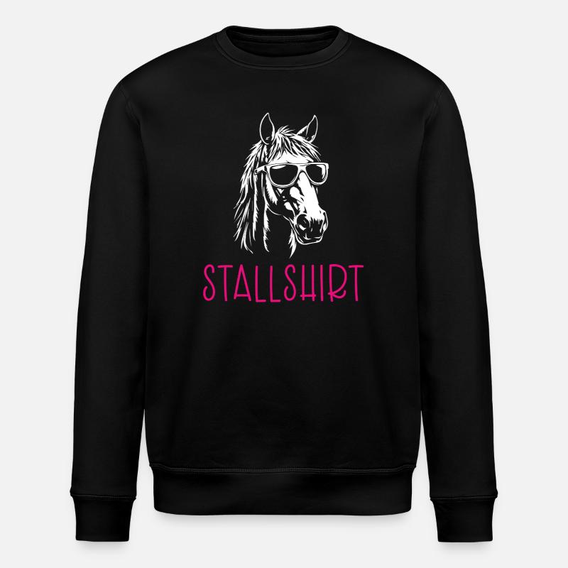 Chemise d’écurie - Sweat bio ROLLER Stanley/Stella Unisexe - noir