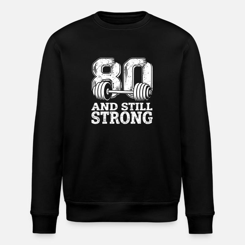 80 et toujours fort - Sweat bio ROLLER Stanley/Stella Unisexe - noir