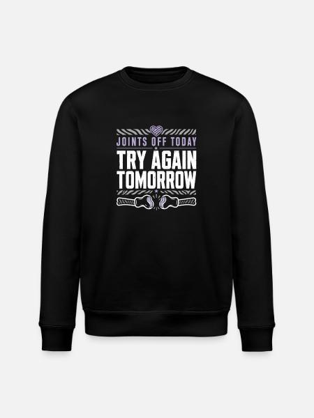 Eds-bewusstsein Ehlers-danlos Zebra-krieger - Stanley/Stella Unisex Bio-Sweatshirt ROLLER - Schwarz