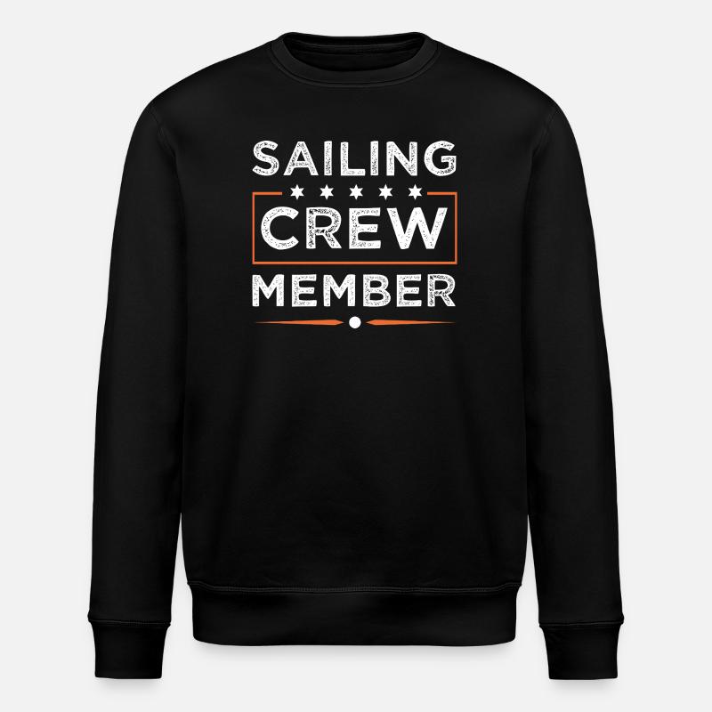 Sailing Crew - Stanley/Stella ROLLER Unisex Organic Sweatshirt - black