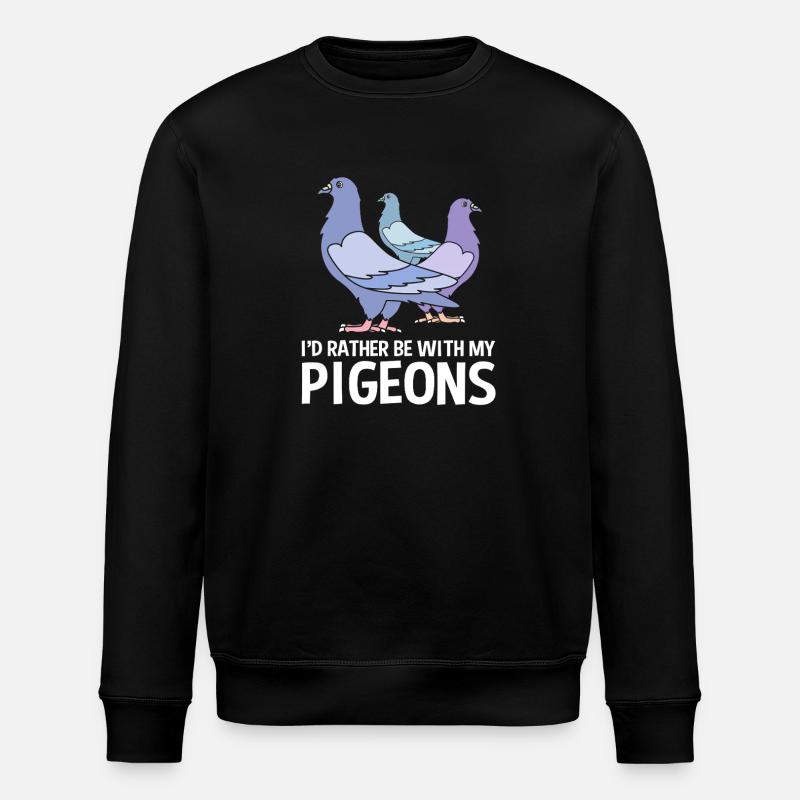 Pigeons Pigeon - Sweat bio ROLLER Stanley/Stella Unisexe - noir