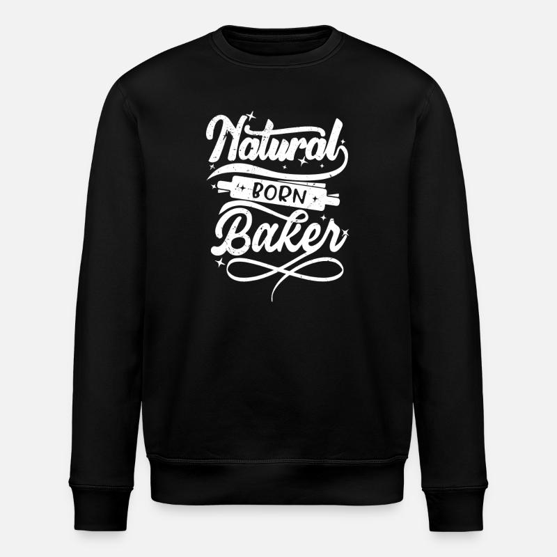 boulanger né - Sweat bio ROLLER Stanley/Stella Unisexe - noir