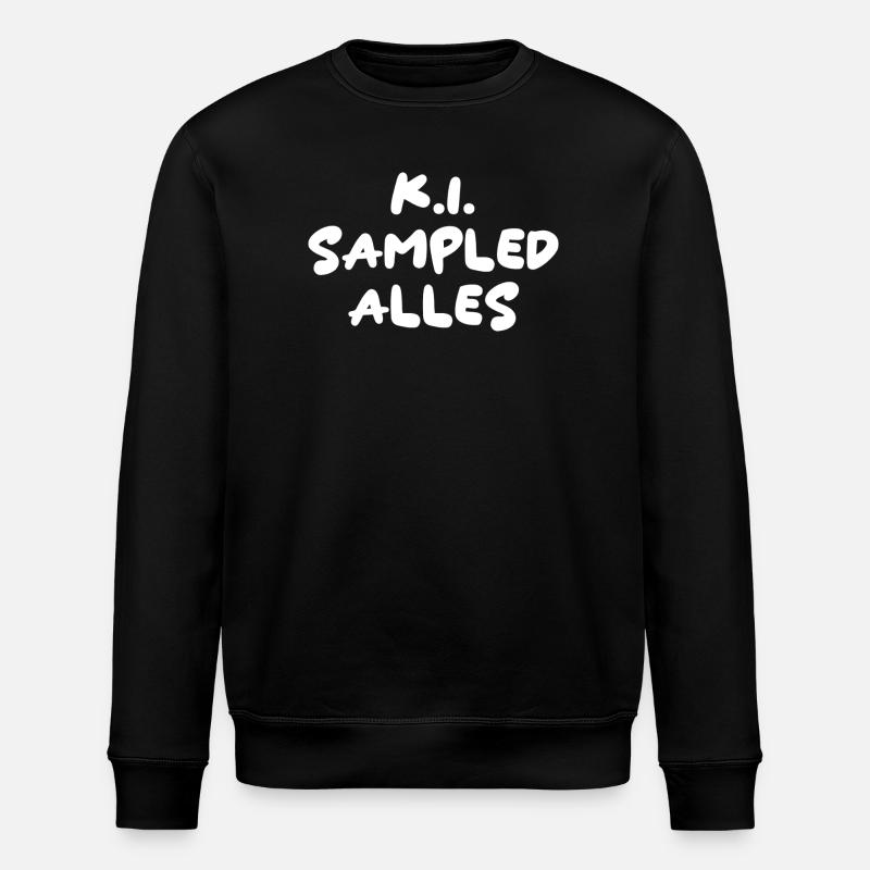 K.I. Sampled Alles - Stanley/Stella Unisex Bio-Sweatshirt ROLLER - Schwarz