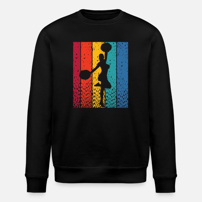 Cheerleader Cheer Mom Cheerleading - Stanley/Stella ROLLER Unisex Organic Sweatshirt - black