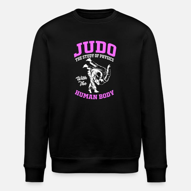 Judo - Sweat bio ROLLER Stanley/Stella Unisexe - noir