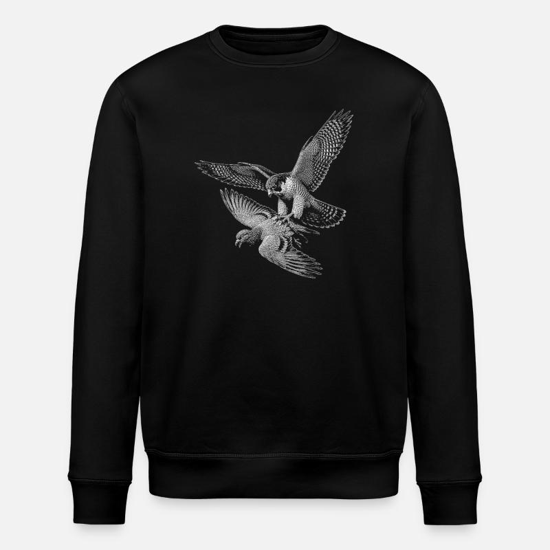 faucon pèlerin - Sweat bio ROLLER Stanley/Stella Unisexe - noir