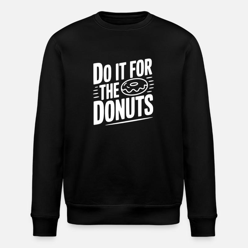Faites-le pour les beignets - Sweat bio ROLLER Stanley/Stella Unisexe - noir