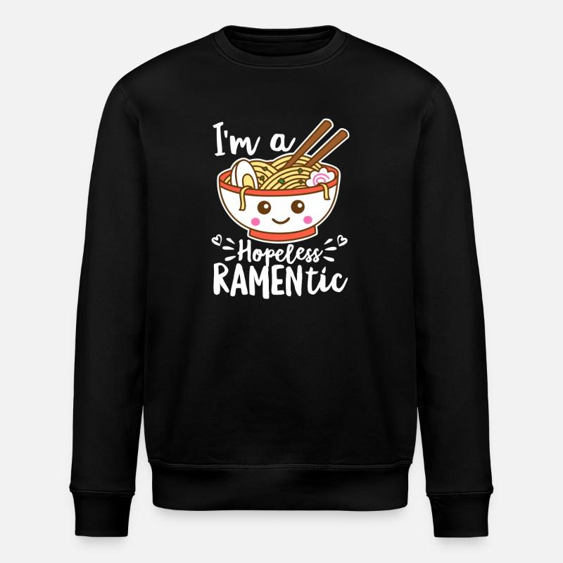 Hoffnungslose Ramen-Ramen-Bowl - Stanley/Stella Unisex Bio-Sweatshirt ROLLER - Schwarz