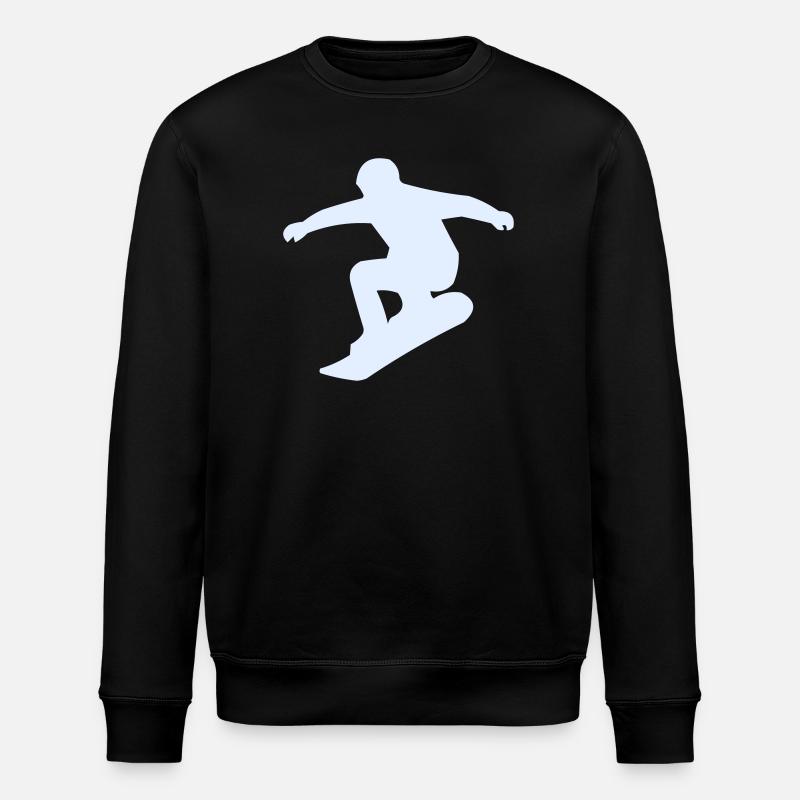 Snowboarders - Stanley/Stella ROLLER Unisex Organic Sweatshirt - black