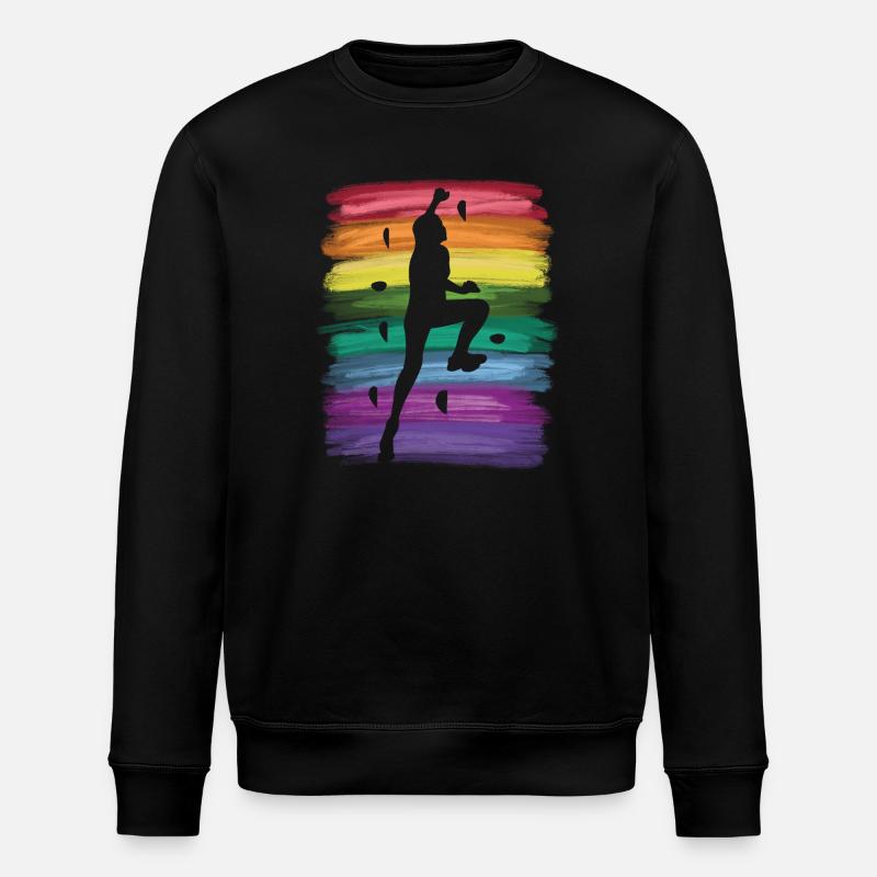 Boulderer Boulder Bouldering - Stanley/Stella ROLLER Unisex Organic Sweatshirt - black