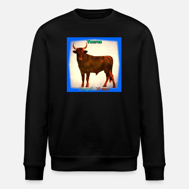 Stier - Stanley/Stella Unisex Bio-Sweatshirt ROLLER - Schwarz