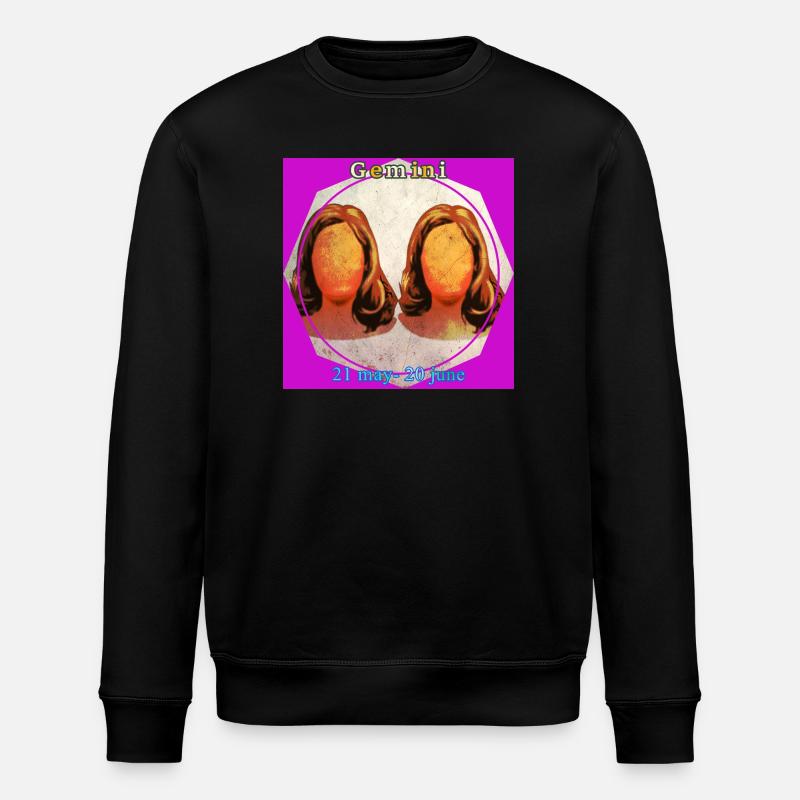Twins - Stanley/Stella ROLLER Unisex Organic Sweatshirt - black
