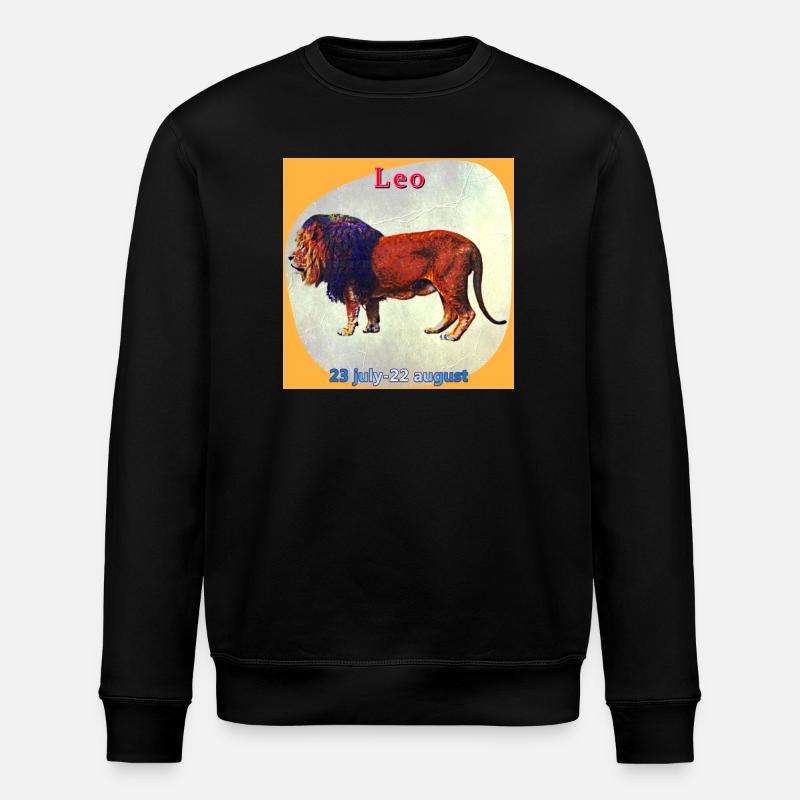 Löwe - Stanley/Stella Unisex Bio-Sweatshirt ROLLER - Schwarz