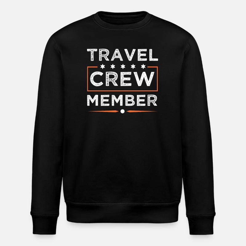 Travel Crew - Stanley/Stella Unisex Bio-Sweatshirt ROLLER - Schwarz