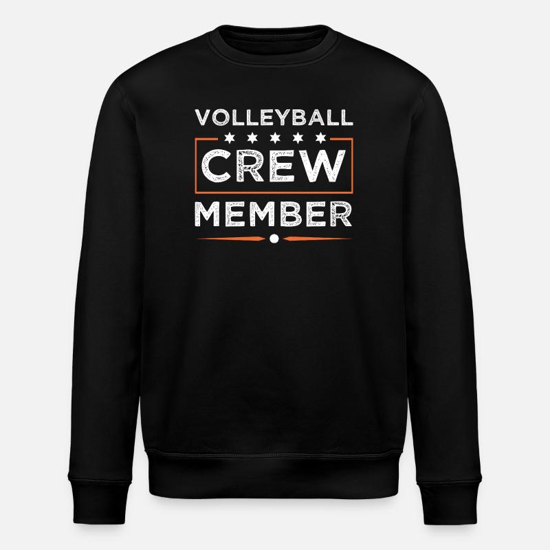 Volleyball Crew - Stanley/Stella Unisex Bio-Sweatshirt ROLLER - Schwarz
