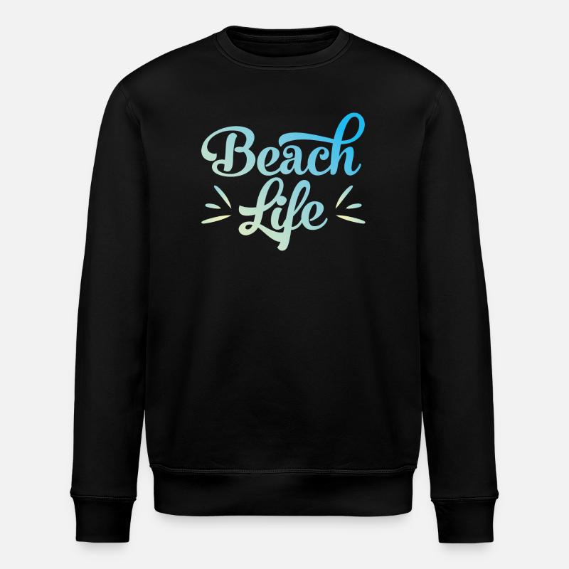 Beach Life only - Stanley/Stella ROLLER Unisex Organic Sweatshirt - black