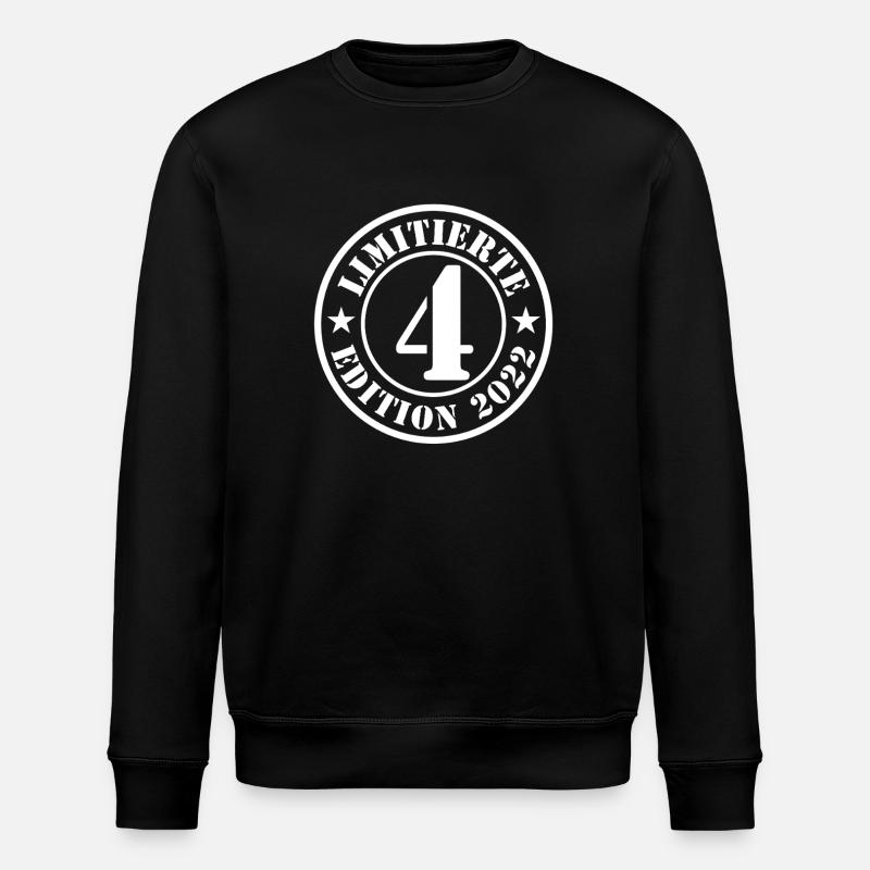 4e anniversaire, jeunes filles - Sweat bio ROLLER Stanley/Stella Unisexe - noir