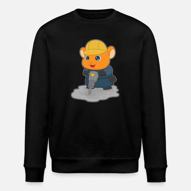 Chantier de construction Hamster Jackhammer - Sweat bio ROLLER Stanley/Stella Unisexe - noir