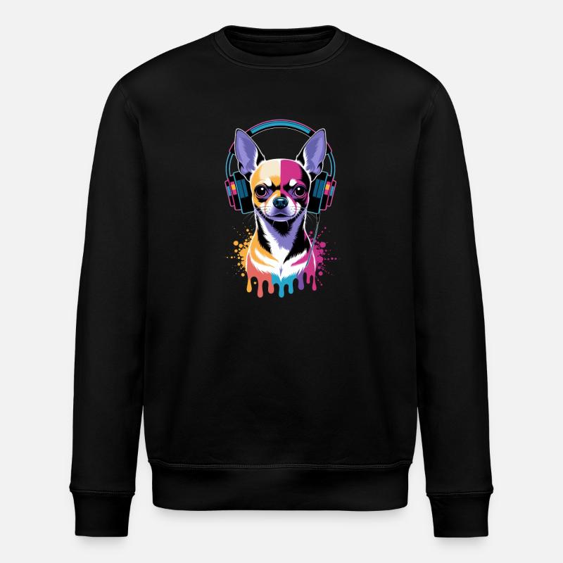 Casques Chihuahua - Sweat bio ROLLER Stanley/Stella Unisexe - noir