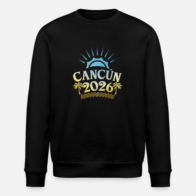 Cancun 2026 Bunt - Stanley/Stella Unisex Bio-Sweatshirt ROLLER - Schwarz