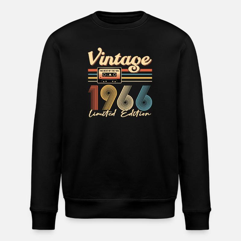 Anniversaire 60 Ans - Sweat bio ROLLER Stanley/Stella Unisexe - noir