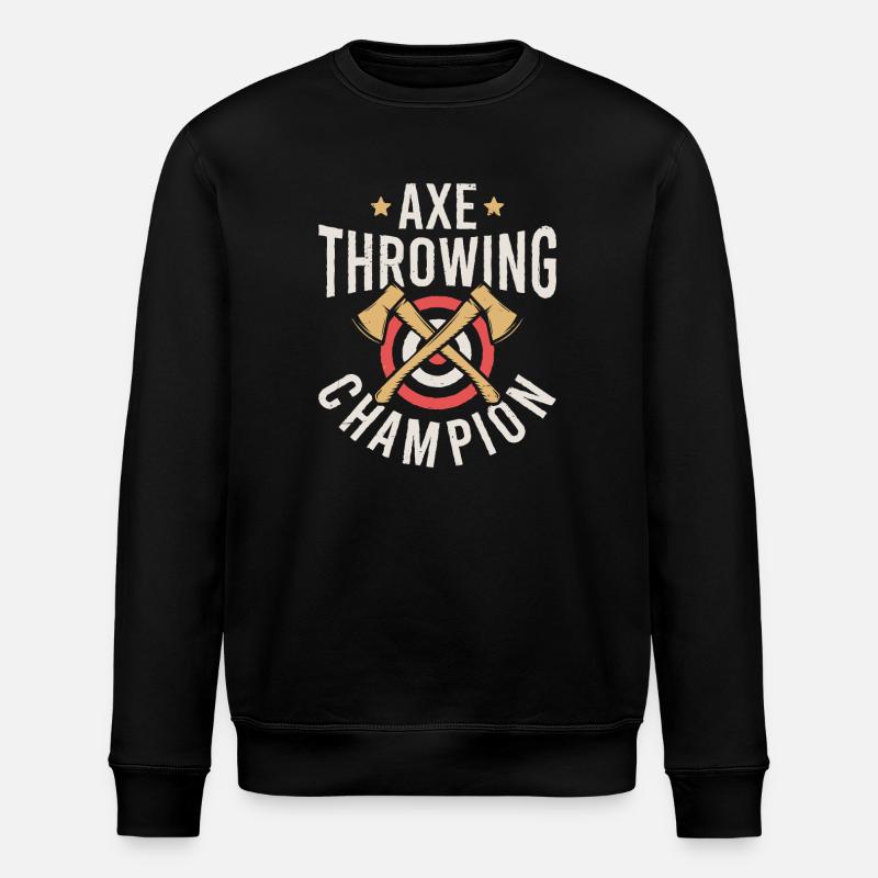 Champion de Lancer de Hache - Sweat bio ROLLER Stanley/Stella Unisexe - noir