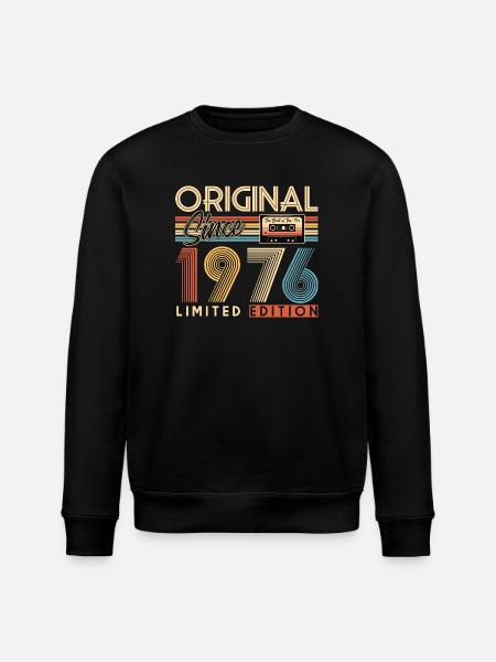 50th birthday, 50 years - Stanley/Stella ROLLER Unisex Organic Sweatshirt - black