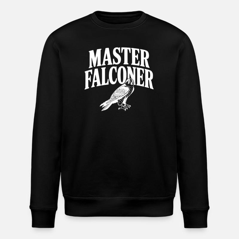 Master Falconer - Stanley/Stella ROLLER Unisex Organic Sweatshirt - black